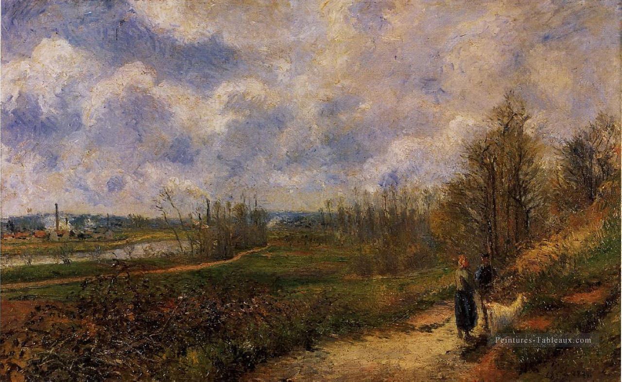 chemin du chou pontoise 1878 Camille Pissarro Peintures à l'huile